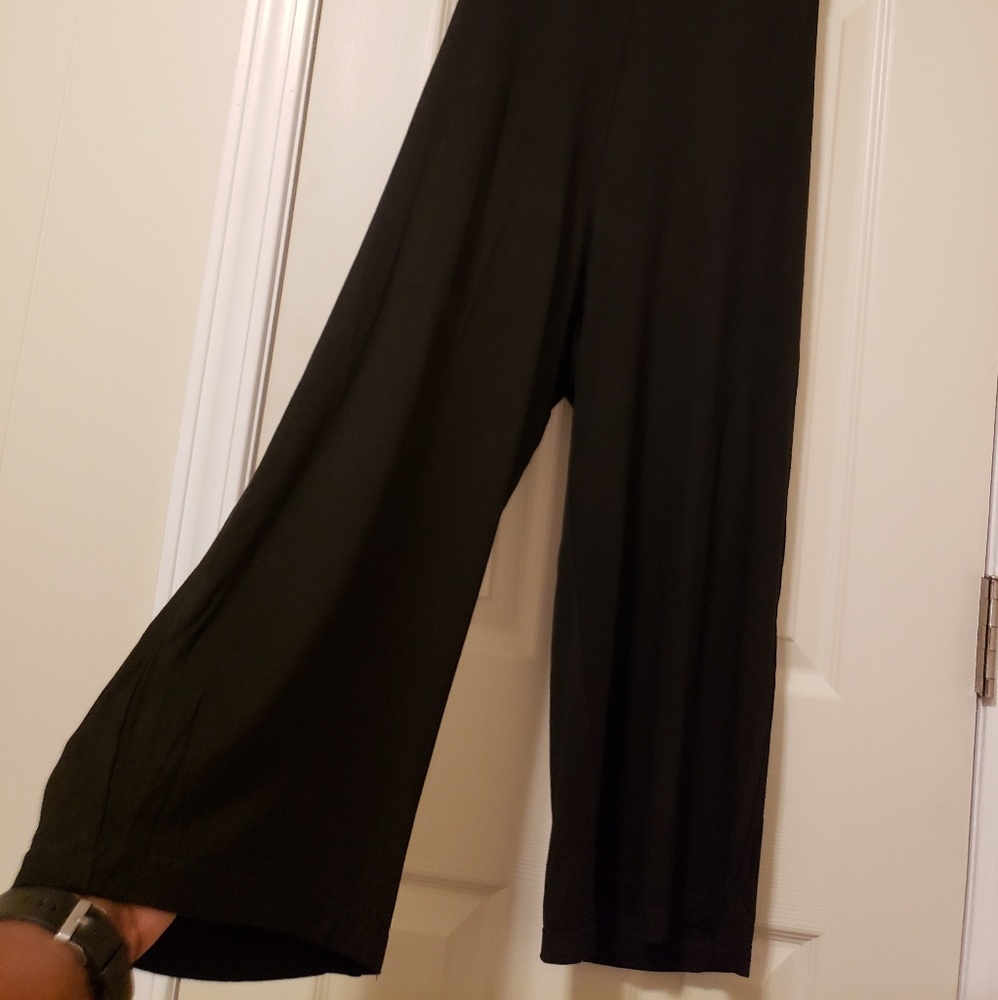 Black Fun-tastic Gaucho Jumpsuit - Picture 3 of 6